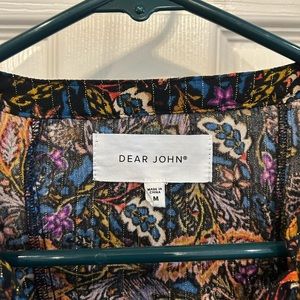 Multi color blouse; very cute and flowy